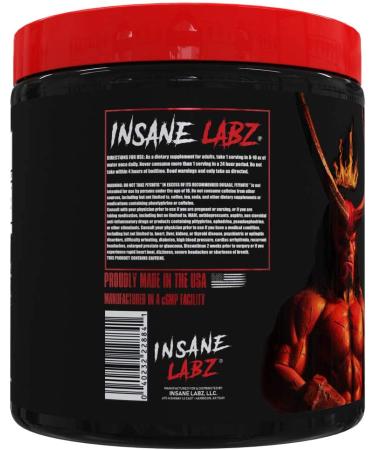 Insane Labz Hellboy Bundle  Psychotic Hellboy Pre Workout and Insane Amino BCAA  Increase Muscle Mass  Strength  Focus and Recovery Time  Blue Raspberry - Buy Online on GoSupps.com