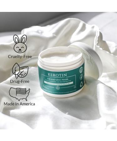 Keratin Hair Mask with Argan Oil - Deep Conditioning Treatment for Dry & Damaged Hair - Silicone, Paraben, and Sulfate Free - Curly Girl Approved - Buy Online on GoSupps.com