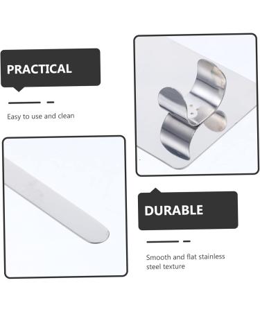 Shop LALAFINA 2 Sets Palette Stick Scraper & Makeup Mixing Tray - Stainless Spatula Tools for Foundation Nail & Concealer Blending - Ideal for Makeup Artists - Buy Online on GoSupps.com