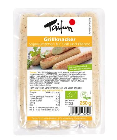 Taifun organic grill cracker (6 x 250 gr)