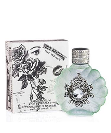 True Religion Eau de Parfum Spray for Women 3.4 Fluid Ounce Floral 3.4 Fl Oz (Pack of 1)