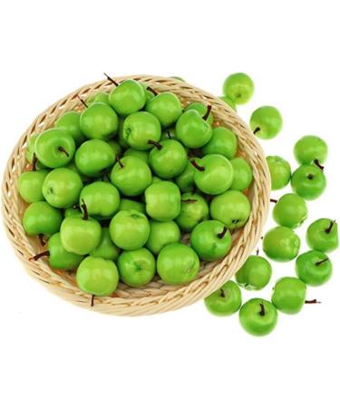 DECHOUS Toys 120 Pcs Kitchen Food Toy Artificial Dollhouse Fruit Figurine Simulation Mini Green Wedding Party Prop Green Model Vegetables Decorative Fake s Mini Toy Accessories Fake Fruit Greenx3pcs 3.5X3.5CMx3pcs - Buy Online on GoSupps.com