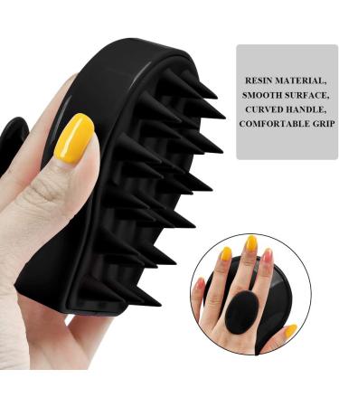 Cutefly Scalp Massage Brush - No Silicone Black | Premium Hair Care Tool for Relaxation & Scalp Health - Shop Internationally - Buy Online on GoSupps.com