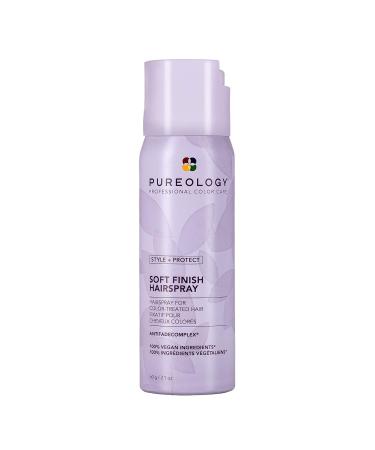 Pureology Style + Protect Soft Finish Hairspray For Color-Treated Hair - Provides Flexible Hold and Protects Color Silicone Free & Vegan 2.1 Ounce (Pack of 1)