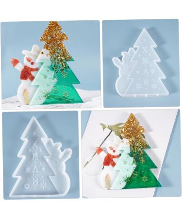 PLAFOPE Christmas Stencils Silicone Molds Resin Crafting Mold Handmade Mold Xmas Tree Mold Cake Mold Simple - Buy Online on GoSupps.com