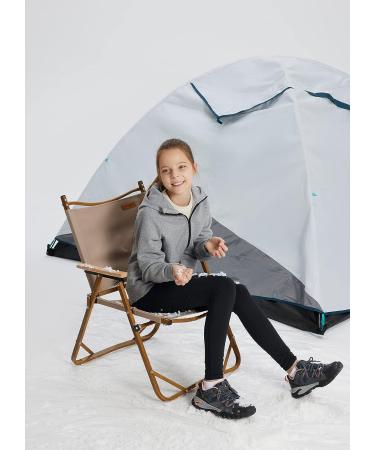 Baleaf Youth Girl's Water Repellent Fleece Lined Leggings - High Waisted Winter Athletic Pants in Black Medium - Buy Online on GoSupps.com