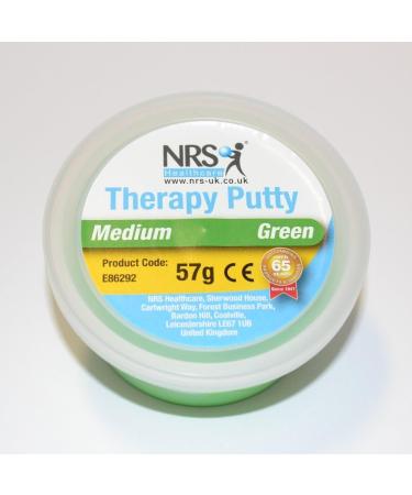 NRS Healthcare Resistance Therapy Putty - Green Medium 57g (Pack of 1) - Buy Online on GoSupps.com