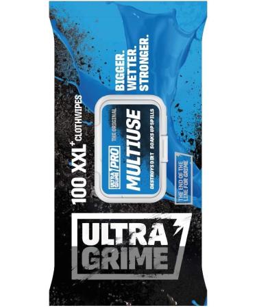 UltraGrime Extra Large Industrial Wipes 100 Wipes - Buy Online on GoSupps.com