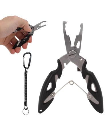 Jasminum Fishing Accessories fishing pliers Sprengringziers fishing accessories fishing pocket black pocket hook solder cord clipper multifunctional fishing hook removal fishing accessories