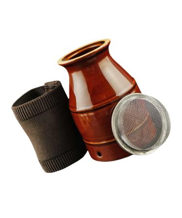 Beaupretty 1st cupping Moxibusion glass suction cups Moxa burner holder for moxibusca sticks holder for mox grenner Moxibustion in the household container Moxatopf massage scratch ceramic