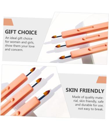 Beaupretty 1pc retractable lip brush professional makeup lipstick cosmetic Tool Lipstick Gloss Applicator lipstick brush lip liner brush lip scrubber plastic smudge stick travel flat - Buy Online on GoSupps.com