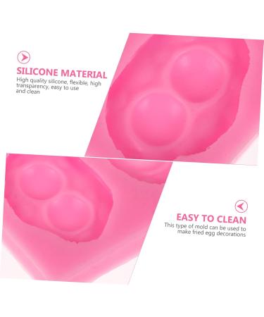 PRETYZOOM Fried Egg Mold Silicone Molds Ice Cubes Chocolate Epoxy Resin DIY Silicone Die Fondant Mold Manual - Buy Online on GoSupps.com