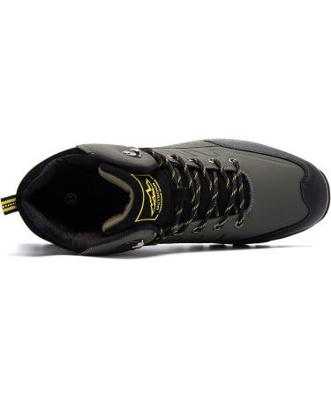 HIKLDK Men's Lightweight Ankle Hiking Boots - Breathable & Non-Slip Trekking Shoes for Outdoor Activities (Size 12, Green) - Buy Online on GoSupps.com