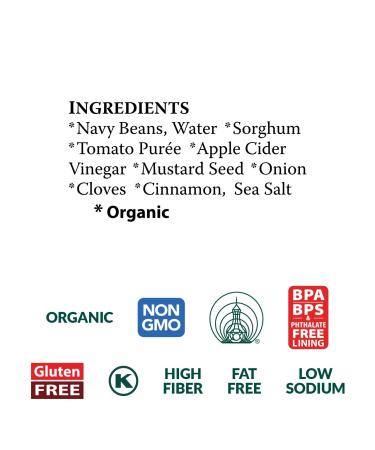 Eden Organic Baked Beans with Sorghum & Mustard, Navy 15 oz (12-Pack) - Healthy & Delicious - Buy Online on GoSupps.com