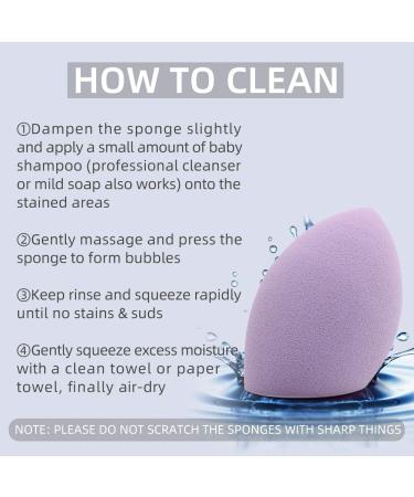 Dolovemk Large Makeup Sponges Blender Supple Foundation Sponge with a Flat Angle Body Makeup Sponge Powder Puff Soft Beauty Sponge Blender Latex-Free for Foundation Bronzers Highlighters Body Makeup - Buy Online on GoSupps.com