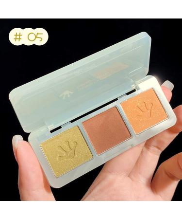 GECOMO Eyeshadow Palette - Matte, Shimmer, Glitter & Pearl Animal Footprint 3 Color Eye Shadows - Long Lasting, Waterproof Formula - No Waste - Best Colored Match Makeup Palette (05 Frog) - Buy Online on GoSupps.com