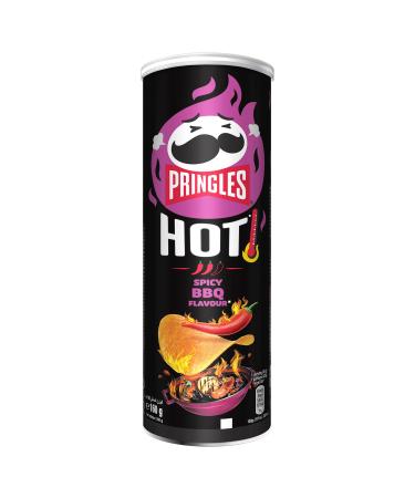 Pringles Pringles Pringles Flame Spicy Barbecue Tile Chips 160 g