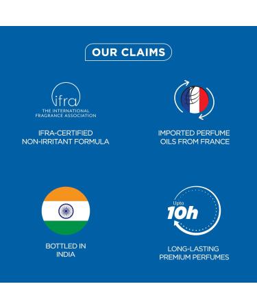 Be'llaVita Luxury Skai Aquatic Unisex Eau De Cologne with Bergamot Lavender & Patchouli |Premium Fragrance for Men & Women 20 ML - Buy Online on GoSupps.com