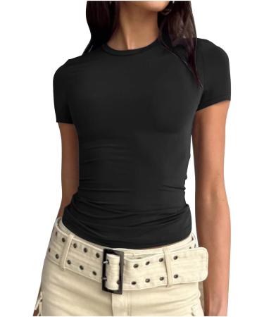 Shop Oversized Women's T-Shirts - Genetic Floral Cut-Out Sleeve Tops for Summer | Casual Printed Tunics in Black & Red - Size XXL Available - Buy Online on GoSupps.com