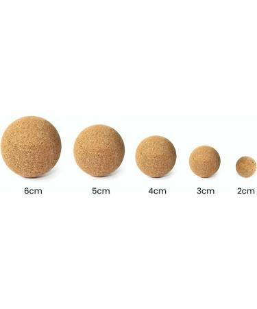 Natural Cork Yoga Studio Massage Ball - 2 cm | Eco-Friendly & Unbranded - Buy Online on GoSupps.com