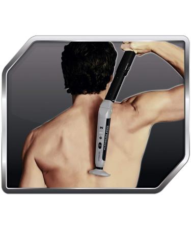 MANGROOMER Platinum Pro Back Hair Shaver - Complete Attachment Head Shock Absorber Neck & 1.8" Blade Design for Effortless Grooming - Buy Online on GoSupps.com