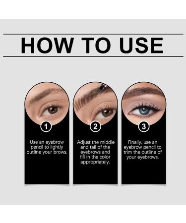  G n rique 4 Tip Eyebrow Pen Long Lasting Eyebrow Tint Brown Waterproof Tint Sweat Resistant Makeup Perfect for Natural Looking Brows Women and Girls 1 Piece - Buy Online on GoSupps.com