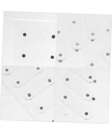 POPETPOP 1 Set Nail Display Board Nail Color Display Book Pegboard Accessories Nails Display Board Nail Art Practice Tool Nail Showing Holder Nail Tools Bracket Manicure Acrylic 20x16cm Transparent 1 - Buy Online on GoSupps.com