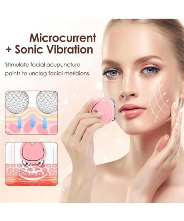 Skindion Levantamiento Facial Skindion - Skindion Levantamiento Facial Con Microcorriente Antiarrugas Rouleau de dispositif facial microcourant Mini masseur rouleau USB Anti- ge (Pink) - Buy Online on GoSupps.com