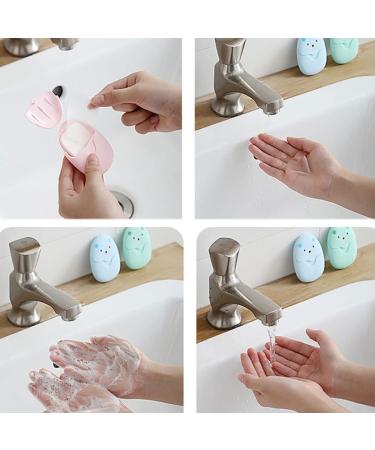Eioflia Paper Soap Sheets Mini Hand Soap 150 Sheets Disposable Portable Travel Paper 3 Boxes Soaps Hand Wash - Buy Online on GoSupps.com