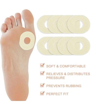 25 Pcs Oval Corn Pads for Feet Self-Stick Callus Cushions for Pain Relief and Foot Care in Beige - Buy Online on GoSupps.com