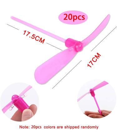 Shop 20 PCS Sunshine Smile Bamboo Dragonflies - LED Light Toys for Parties Christmas & Halloween Gifts - Buy Online on GoSupps.com