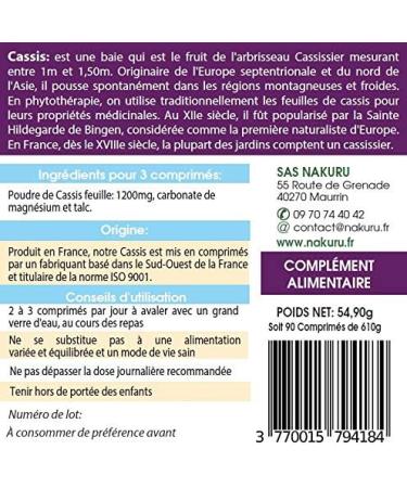 NAKURU | Antioxidant Pack | Moringa 90gls | Garlic 90gls | Blackcurrant 90cps | Analyzed and Packaged in France | Benefit from Natural Antioxidant Powers!  - Buy Online on GoSupps.com