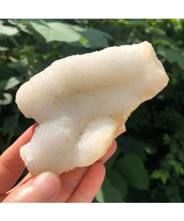 Room Decoration 1pc Natural raw White Crystal Flower Cluster Specimen Snow Crystal Cluster Rough Fish Eye Stone for Decoration Stones 200-300g - Buy Online on GoSupps.com