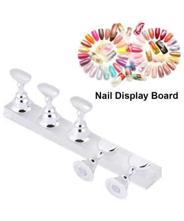 Magnetic Nail Art Practice Stand - 5 Piece Manicure Holder & Tip Display for Perfect Nail Designs - Buy Online on GoSupps.com