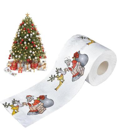 5 Christmas Toilet Paper Roll Santa Claus Holiday Toilet Paper Highly Collectible Novelty Toilet Paper Funny Gag Gift for Christmas Stocking Stuffers Party Favors - Buy Online on GoSupps.com