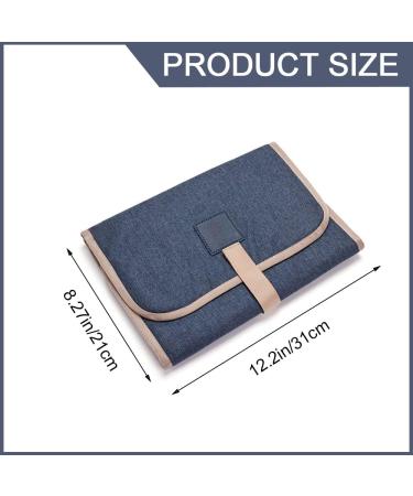 Portable Baby Changing Mat - Foldable Nappy Changing Pad for Infant & Toddlers - Blue - Buy Online on GoSupps.com