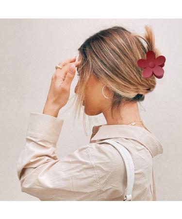 9 PCS Large Flower Hair Clips - Cute Flower Hair Accessories for Women and Girls in Morandi Colors - Buy Online on GoSupps.com