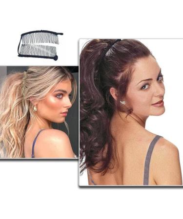 PengLAI Hair Clips Banana Hair Clips Interlocking Banana Clip Stretchable Hair Styling Accessory for Thick Curly and Wavy Hair Styling Decoration - Buy Online on GoSupps.com
