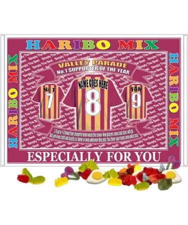 Bradford City Football Shirt Personalised Gift Boxed Sweets - Buy Online on GoSupps.com