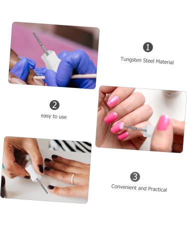 FOMIYES Grinding Tool Tools Manicure Accessories Manicure Drill Bits Manicure Supplies Manicure Art Drill Bits Tungsten Steel Nail Women's Grinding Head 4.30X0.20X0.20CM As Shown 1 - Buy Online on GoSupps.com