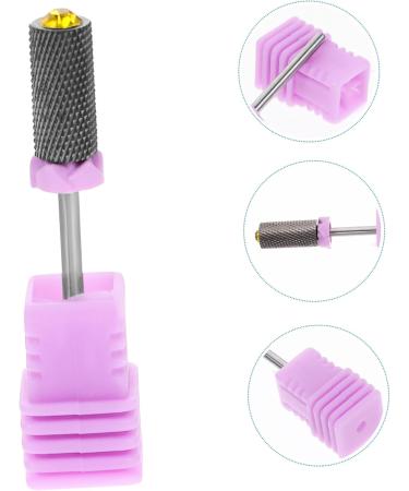 FRCOLOR Nail Drill Bits Cuticle Drill Bits for Nails Manicure Supplies Nail Bit Cuticle Nail Drill Bit Safety Bits for Nail Drill Grinding Head Nail Flakes Tungsten Steel Set Acrylic 0.6x0.6x4.2cm As Shown3 - Buy Online on GoSupps.com