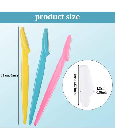 60-Piece Eyebrow Razor Set for Women - Shaper Trimmer with Precision Cover - Dermaplaning Tool for Face Hair - Skincare Party Favors in Multiple Colors - Buy Online on GoSupps.com