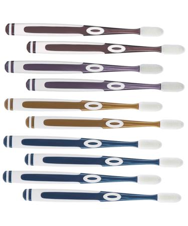 Partykindom 10 st to toothbrush cleaning tools hand toothbrush travel toothbrush toothbrush tools hand toothbrush tools for oral care adult toothbrushes accessories household tpu man