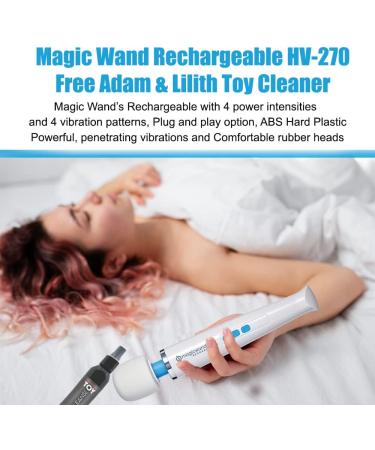 Green Cosmos HV-270 Rechargeable Magic Wand | Deep Tissue Therapy & Sports Recovery | Adam & Lilith Toy Cleanse | International Shipping - Buy Online on GoSupps.com