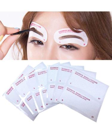 Reusable Eyebrow Stencil Kit - 24 Styles for Perfect Eyebrows in 3 Minutes | Includes Eyebrow Gel and Tint - Ideal for All Face Shapes - Buy Online on GoSupps.com