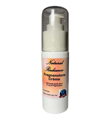 Pregnenolone (Bioidentical) Cr me 2 oz. Bottle (60 ml) Beneficial for slowing down the aging process. Fragrance-Free and Soy-Free