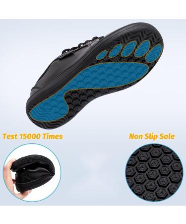 HobiBear Barefoot Shoes for Men & Women - Minimalist Leather Outdoor Trail Running Shoes Lightweight & Comfortable - Size 40 EU Far Black - Buy Online on GoSupps.com