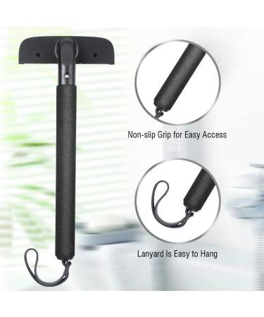 BTRICE Men's Hair Removal Back Razor - 17.7-Inch Pain-Free Body Shaver for Wet and Dry Use - Adjustable Grip DIY Grooming Tool - Buy Online on GoSupps.com