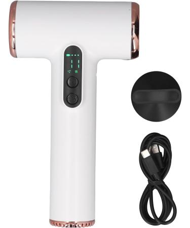 Hair Dryer Cordless Blow Dryer with Digital Screen USB Rechargeable Portable Jet Fan with Nozzle Wind Speed Adjustment Fast Drying for Women Home/Travel Hair Care Dryer - Buy Online on GoSupps.com
