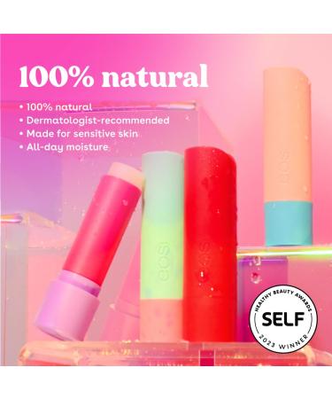 EOS Super Soft Sheer Lip Balm Coconut Milk & Pineapple Passion Fruit | 24-Hour Hydration | Moisture for Dry Lips | Gluten-Free | 4G | 2 Pieces - Buy Online on GoSupps.com
